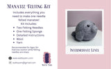 Manatee Needle Felting Kit