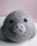 Manatee Needle Felting Kit